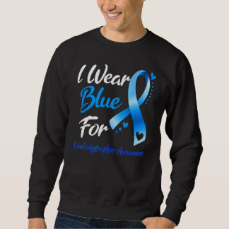 Sweatshirt Papillon Je Porte Bleu Pour Sensibilisation Aux Le