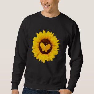 Sweatshirt Papillon Pour Femmes Hommes Ringlet Moth Tournesol