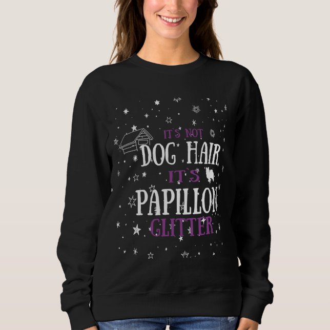 Sweatshirt Papillon Propriétaire d'animaux de Parties scintil (Devant)