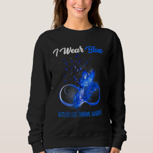 Sweatshirt Papillon Ribbon Feather Restless Legs Syndrome Aw