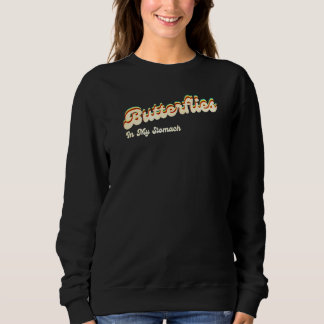 Sweatshirt Papillons dans mon estomac vintage 1