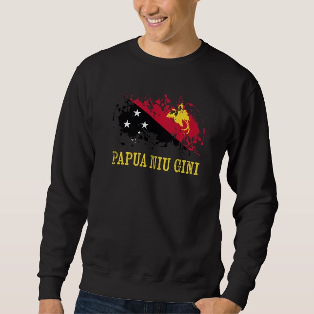 Sweatshirt Papua New Guinian enthusiasts for Papua New Guinea (Devant)
