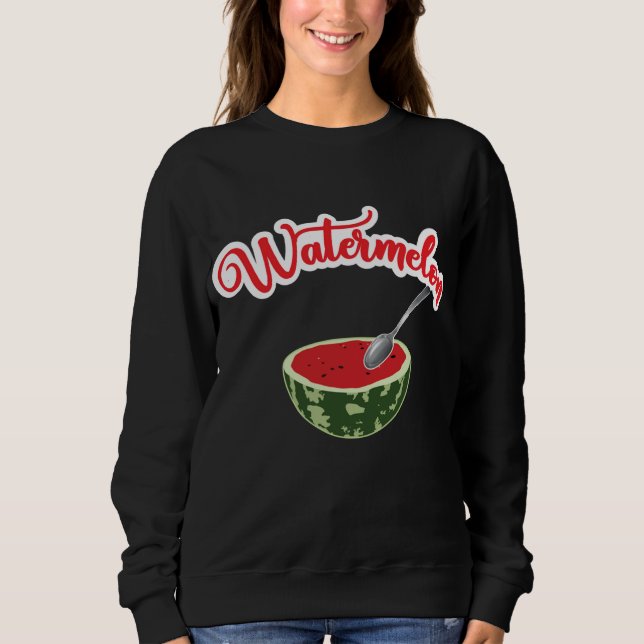 Sweatshirt Pâque - Cuillère de pastèque Fruit mou (Devant)