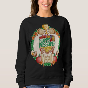 Sweatshirt Pâque juive joyeuse 2022 Vintage Retro