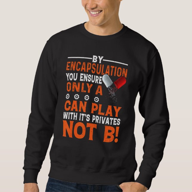 Sweatshirt Par encapsulation, vous assurez uniquement un prog (Devant)