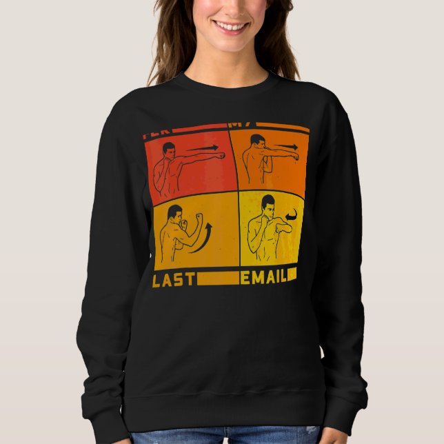 Sweatshirt Par Mon Dernier E-Mail Sarcastique Pour Travailler (Devant)