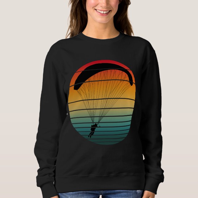 Sweatshirt Parachute Rétro Vintage (Devant)