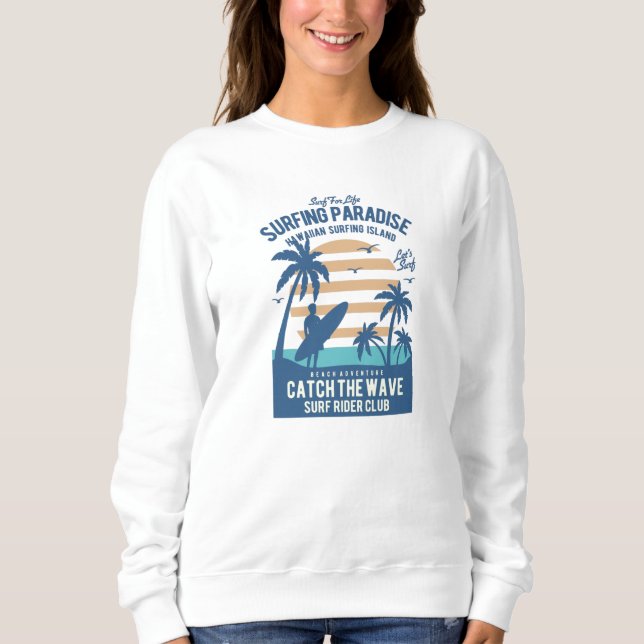 Sweatshirt Paradis du Surf (Devant)