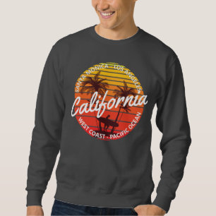 Sweatshirt Paradis du Surf Côte Ouest Californie