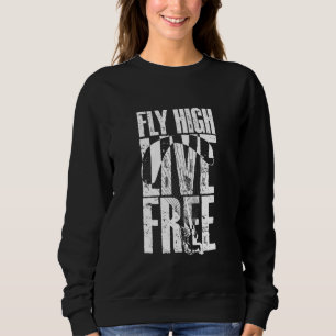 Sweatshirt Paraglider Paraglider Fly High Live Gratuit