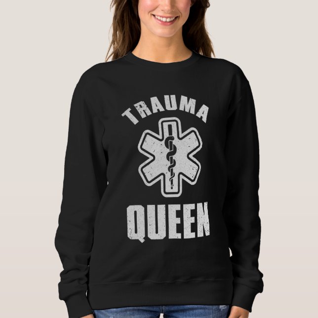 Sweatshirt Paramedic For Women Girls EMT Trauma Paramedic 2 (Devant)