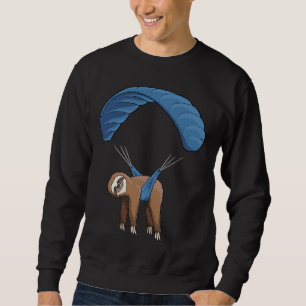 Sweatshirt Parapente Flying Sloth Skydiving 18