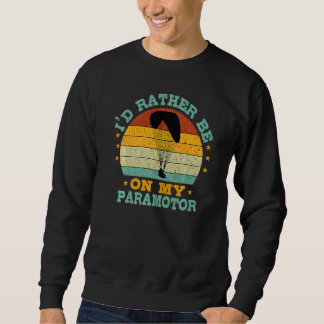 Sweatshirt Parapente Retro Parachute Vintage Parapente Pa