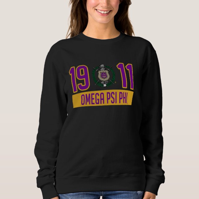 Sweatshirt Paraphernalia de Fraternité Omega Psi Phi, Omega P (Devant)