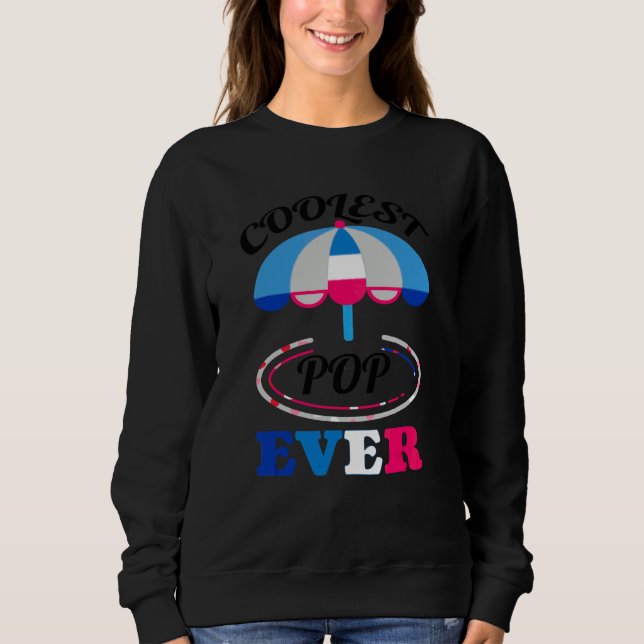 Sweatshirt Parapluie de plage Stylek Popsicle Retro & Ice Cre (Devant)