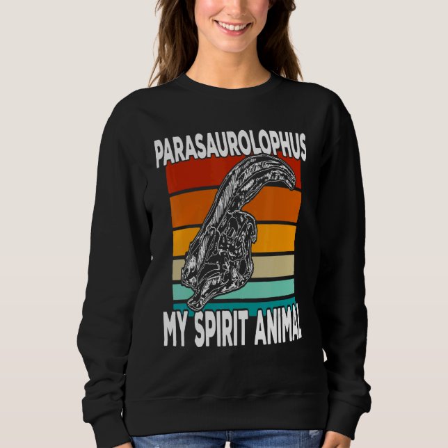 Sweatshirt Parasaurolophus Is My Spirit Animal  Kids (Devant)
