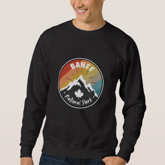 Sweatshirt Parc national Banff Canada (Devant)