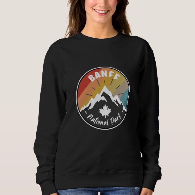 Sweatshirt Parc national Banff Canada (Devant)