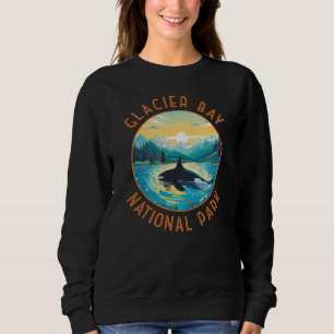 Sweatshirt Parc national de Glacier Bay Orca Cercle en détres