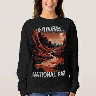 Sweatshirt Parc national de la planète rouge Mars - Funny Mar
