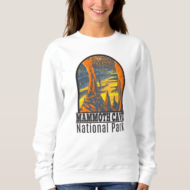 Sweatshirt Parc national de Mammoth Cave Kentucky (Devant)