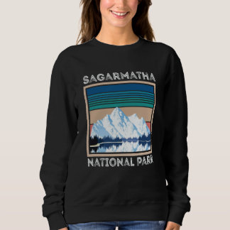 Sweatshirt Parc national de neige Sagarmatha Everest Tibet Né