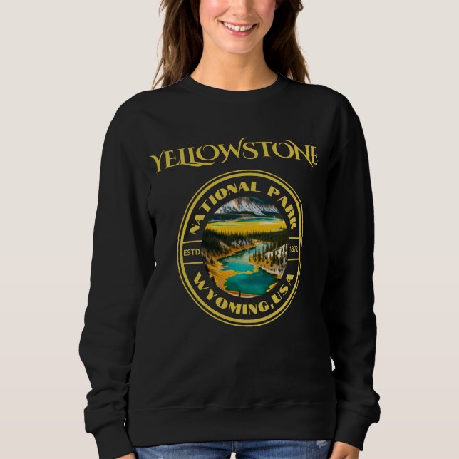 Sweatshirt Parc national de Yellowstone (Devant)