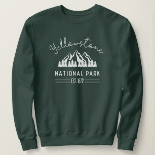 Sweatshirt Parc national de Yellowstone Randonnée Camping
