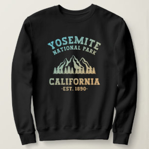 Sweatshirt Parc national de Yosemite Californie Randonnée Gra