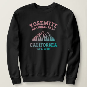 Sweatshirt Parc national de Yosemite Californie Randonnée Gra