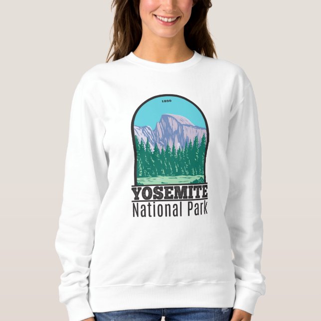 Sweatshirt Parc national de Yosemite - Moitié Dôme Californie (Devant)