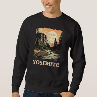 Sweatshirt Parc national de Yosemite Randonnée d'aventure Nat