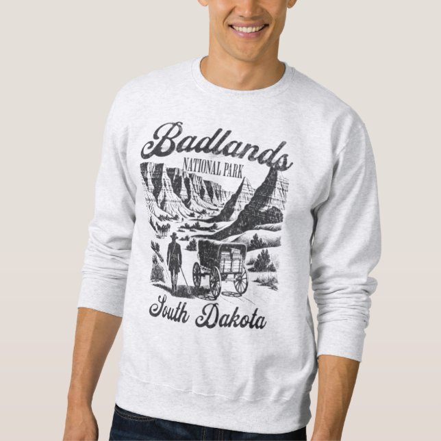 Sweatshirt Parc national des Badlands (Devant)