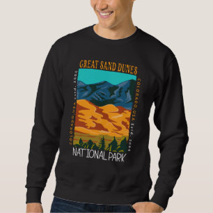 Sweatshirt Parc National Des Dunes De Sable Great Colorado Di