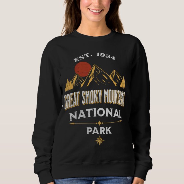 Sweatshirt Parc national des Great Smoky Mountains (Devant)