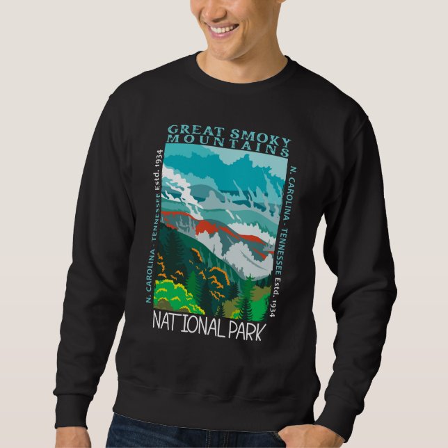 Sweatshirt Parc national des Great Smotains (Devant)