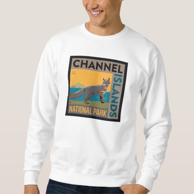 Sweatshirt Parc national des îles Channel | Fox (Devant)