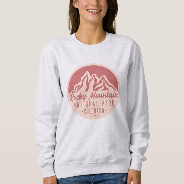 Sweatshirt Parc national des Rocheuses Colorado  (Devant)