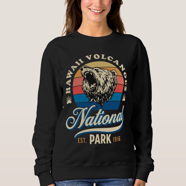 Sweatshirt Parc national des volcans d'Hawaii (Devant)