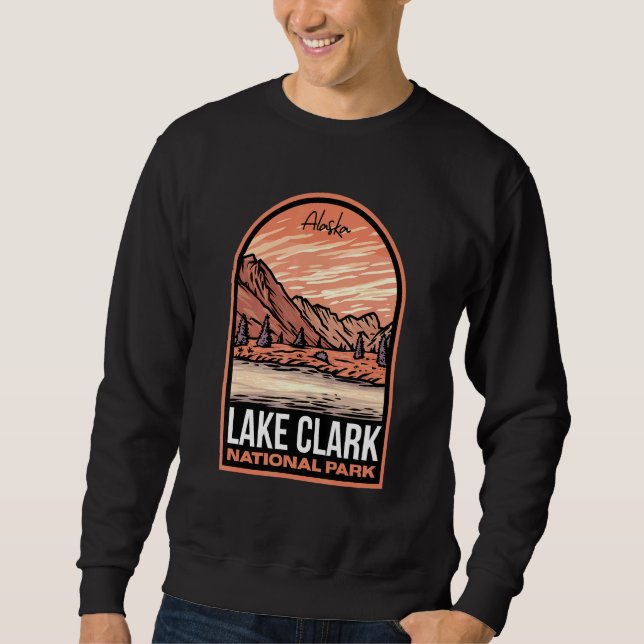 Sweatshirt Parc national du lac Clark Alaska (Devant)