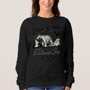 Sweatshirt Parc national du lac Clark Alaska Nature Bear Rand