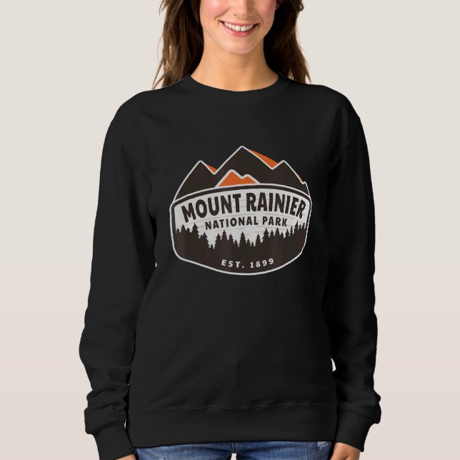 Sweatshirt Parc National du Mont Rainier Washington Est 1899  (Devant)