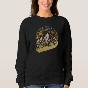 Sweatshirt Parc national Lake Clark Alaska Vintage Look 1