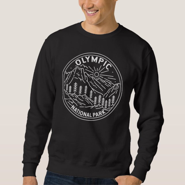 Sweatshirt Parc national olympique Washington Monoline (Devant)