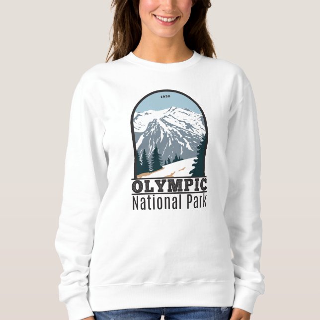 Sweatshirt Parc national olympique Washington Vintage (Devant)