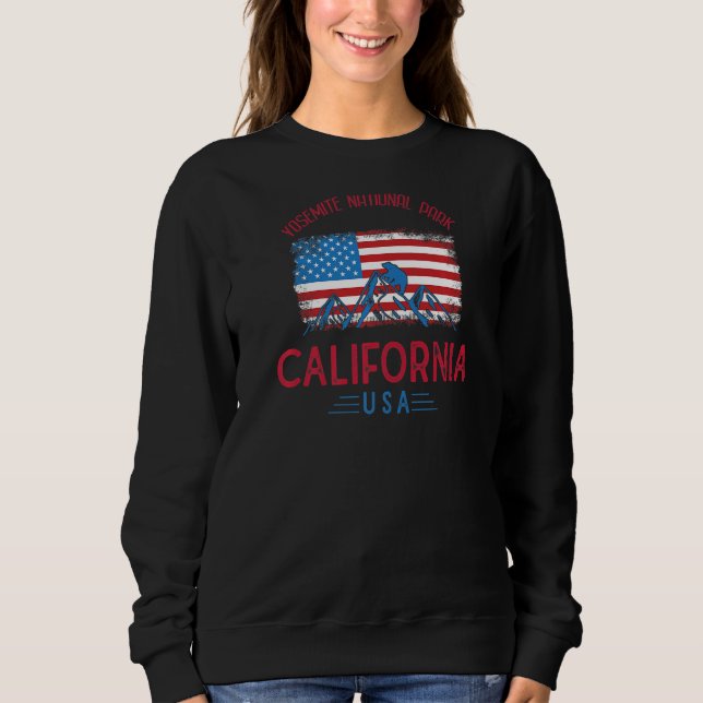 Sweatshirt Parc national vintage de Yosemite (Devant)