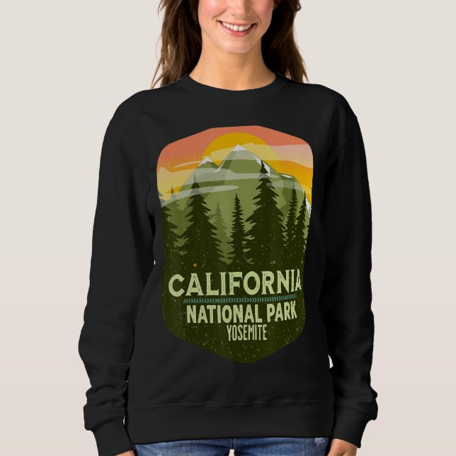 Sweatshirt Parc national vintage de Yosemite (Devant)