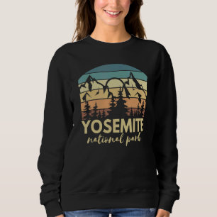 Sweatshirt Parc national vintage de Yosemite en Californie