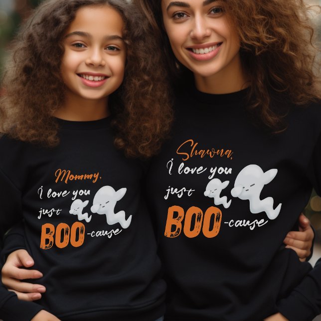 Sweatshirt Parce Que Je T'Aime Juste Boocause Dabbing Ghost (Créateur téléchargé)