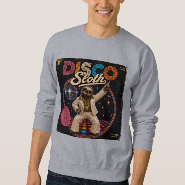 Sweatshirt Paresseux Disco (Devant)